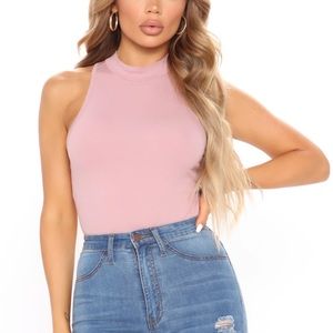 Fashion Nova mock neck bodysuit